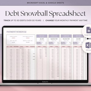 Debt Tracker Excel Debt Snowball Calculator Google Sheets, Student Loan Repayment, Debt Payoff Charts, Car Payoff Credit Card Payoff Tracker