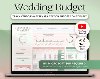 Wedding Budget Wedding Planner Spreadsheet Google Sheets Budget Excel Wedding Finance Tracker Wedding Cost Tracking Expenses Bride Budget