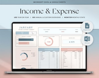 Income and Expense Tracker Spreadsheet Personal Financial Planner Excel Spreadsheet Monthly Expense Tracker Google Sheets Template Finance