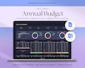 Ultimate Annual Budget Spreadsheet Google Sheets Excel Budget Template Monthly Budget Planner Family Weekly Yearly Budget Tracker Dark Mode