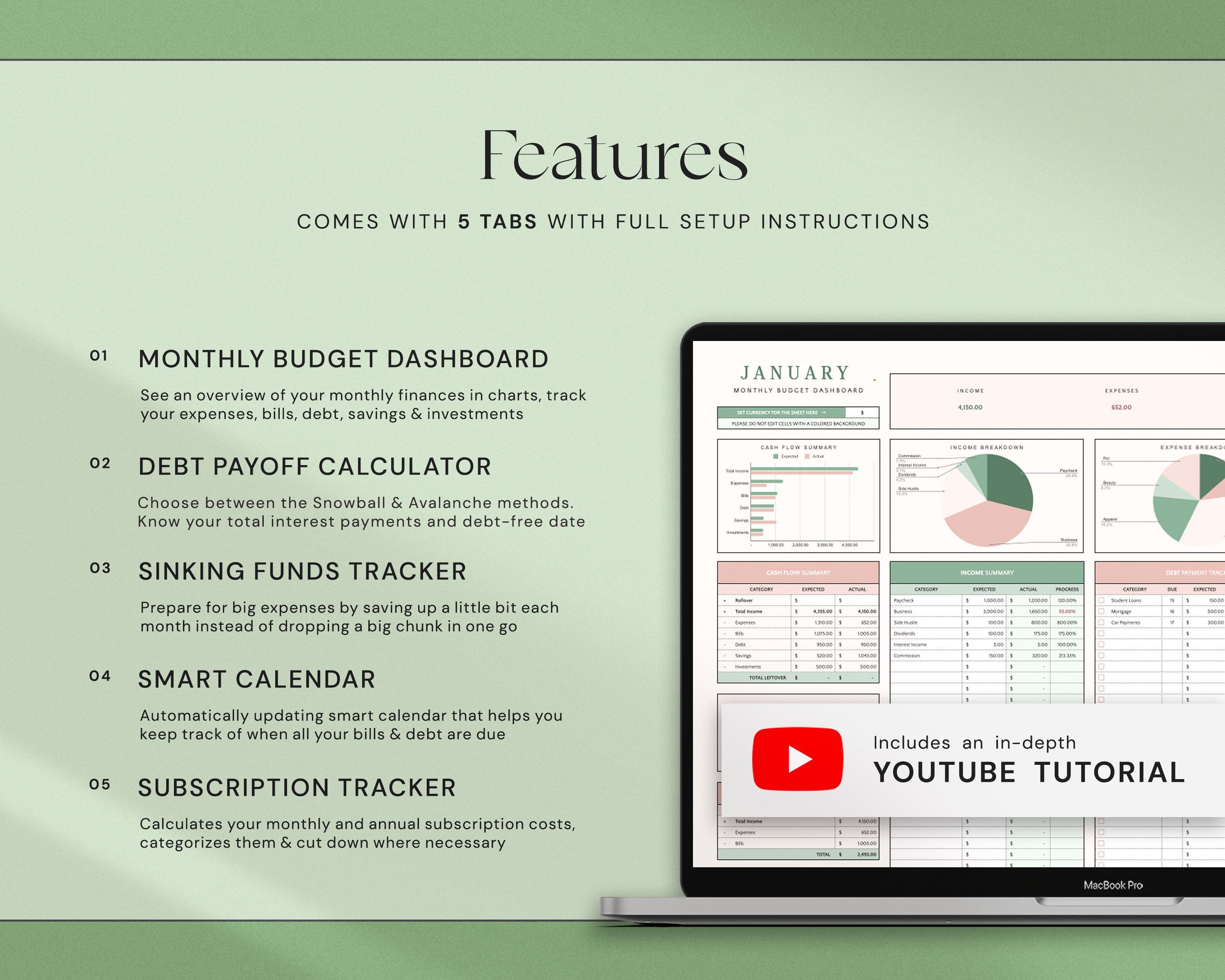 Ultimate Monthly Budget Spreadsheet Excel Budget Template Google Sheets ...