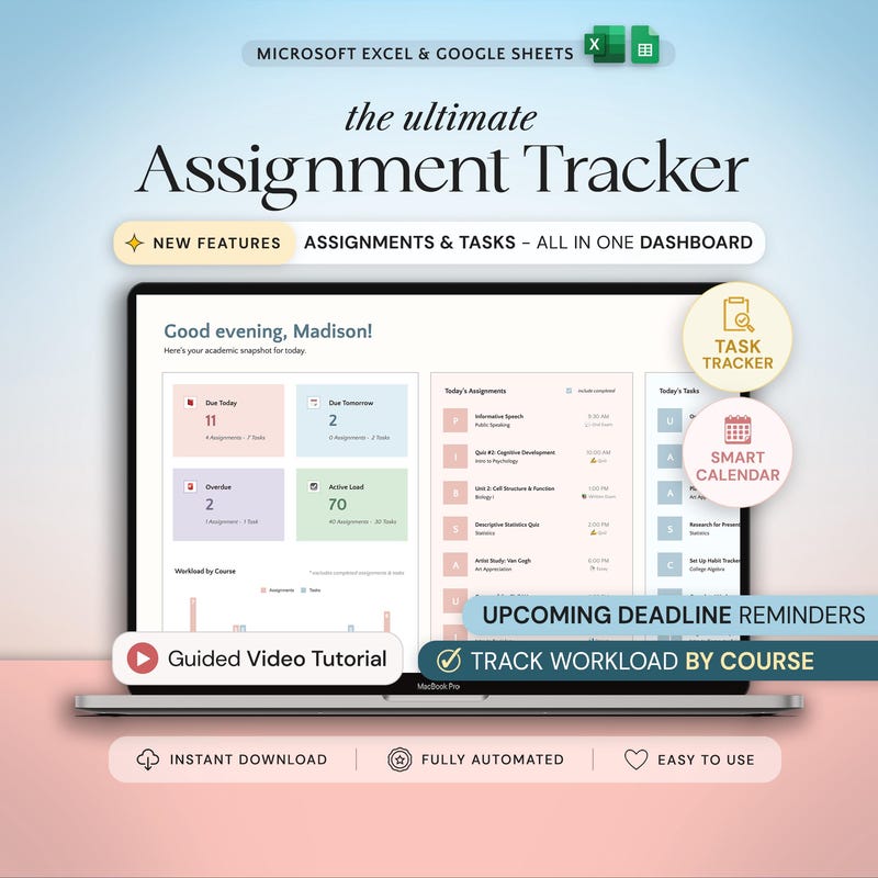 Printable Project Tracker - Etsy