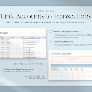 Einnahmen und Ausgaben Tracker Tabelle Persönlicher Haushaltsplaner Excel Tabelle Monatlicher Ausgaben Tracker Google Sheets Vorlage Buch Bild 7
