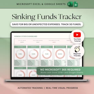 Rastreador de fondos de amortización Hojas de cálculo de Google Hoja de cálculo de Excel, Rastreador de ahorros, Plan de ahorro mensual, Planificador de ahorro de dinero Rastreador de objetivos Finanzas