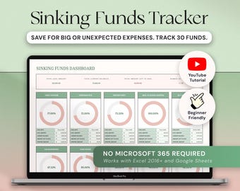 Rastreador de fondos de amortización Hojas de cálculo de Google Hoja de cálculo de Excel, Rastreador de ahorros, Plan de ahorro mensual, Planificador de ahorro de dinero Rastreador de objetivos Finanzas