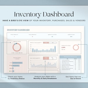 Inventory Tracker Spreadsheet Small Business Inventory Template Google Sheets Excel Inventory Management Inventory Log List Order Tracker image 4