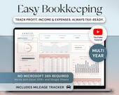 Small Business Bookkeeping Template Excel Bookkeeping Spreadsheet Business Expense Tracker Sales Tracker Accounting Template Income Tracker