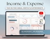 Income and Expense Tracker Spreadsheet Personal Financial Planner Excel Spreadsheet Monthly Expense Tracker Google Sheets Template Finance