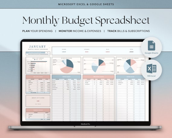 Créer un planificateur de budget financier dans une feuille google ou excel