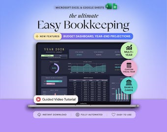 Bookkeeping Template Small Business Spreadsheet Income Expense Tracker Accounting Spreadsheet Google Sheets Excel Profit and Loss Dark Mode