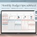 Monthly Budget Spreadsheet Excel Google Sheets Budget Dashboard, Finance Dashboard Tracker Excel Spreadsheet, Personal Budget Planner Sheet 