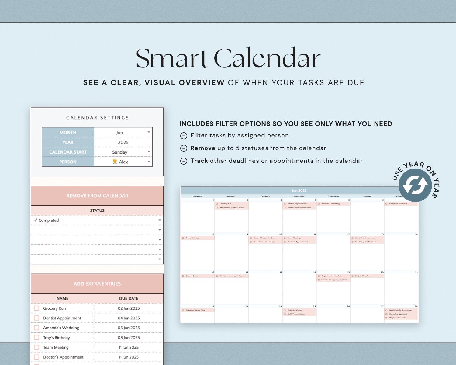 Task Tracker Spreadsheet Google Sheets Excel to Do List Template Task ...