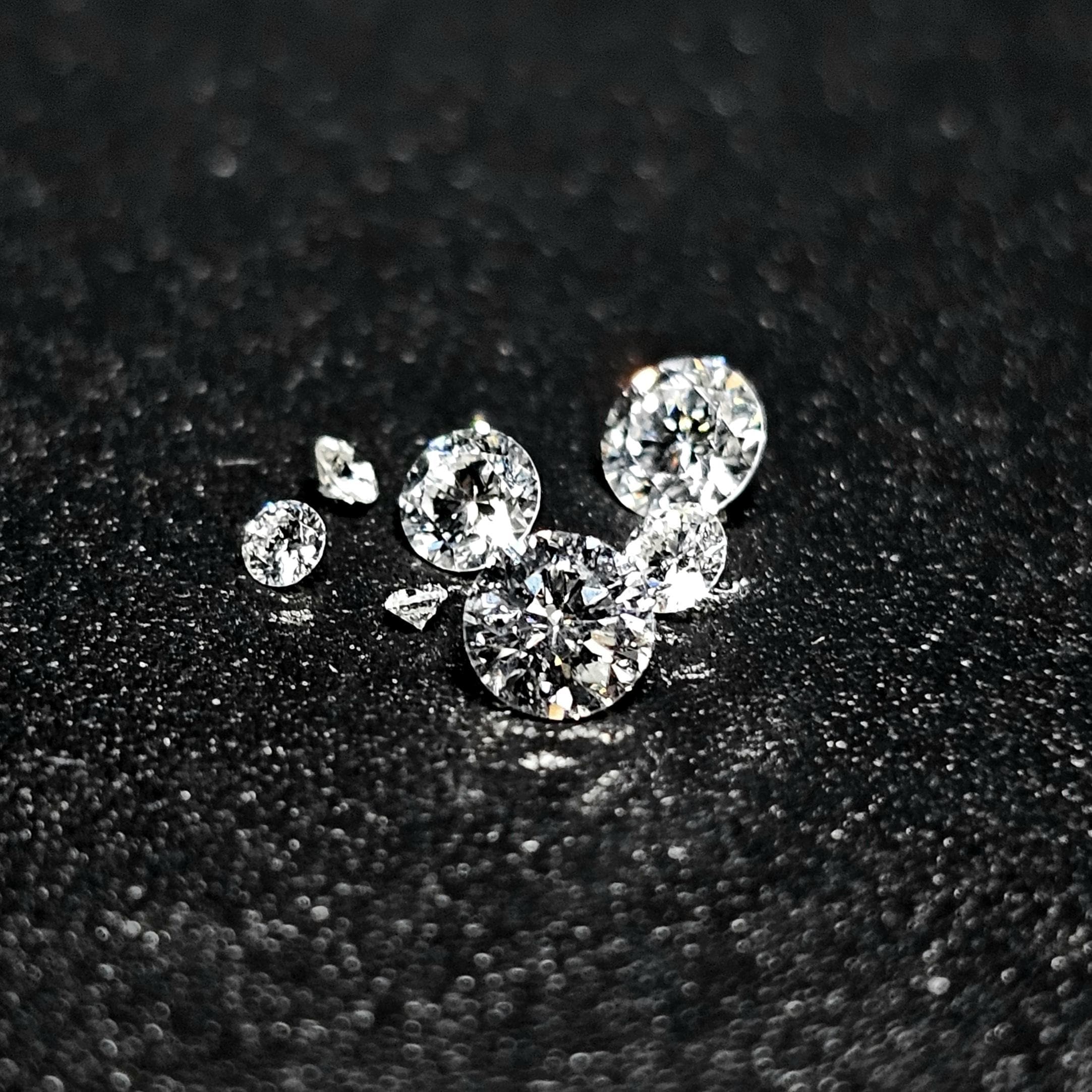 1 mm - 3.2 mm Nahnah Diamant Rund Brilliant Lab gewachsen Lose Diamant Weiß HPHT Lab Diamant für die Schmuckherstellung EF | VS