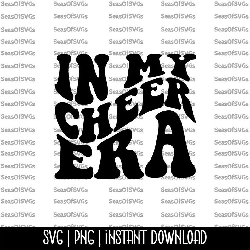 In My Cheer Era SVG PNG Cheer Era SVG Png Cheerleader Era Etsy Australia
