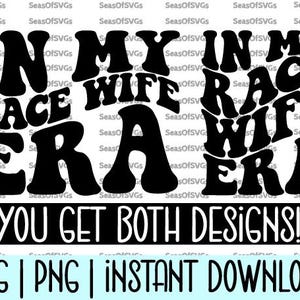 In My Race Wife-tijdperk SVG-PNG | Race Wifey tijdperk SVG png | Shirt voor sportvrouwen |  Renbaan tijdperk Svg Race vrouw Svg | Cricut silhouet downloaden