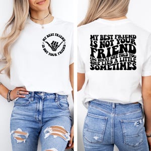 Meine beste Freundin ist nicht deine Freundin Idc Was sie dir gesagt hat Sie lügt manchmal ein wenig SVG PNG | Skeleton Hand lustige Bestie svg | Erwachsenen Humor