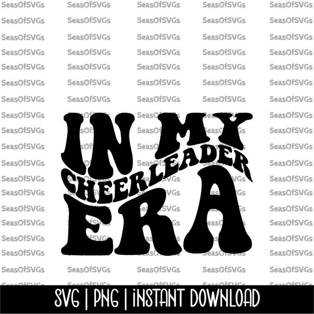 In My Cheerleader Era SVG PNG Cheer Era SVG Png Cheer Etsy