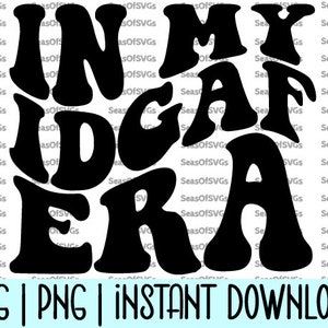 En mi era IDGAF SVG Png / Era Idgaf SVG Png / Era antisocial / Camisa divertida introvertida Svg Salud mental / Archivo de silueta Cricut / Descargar