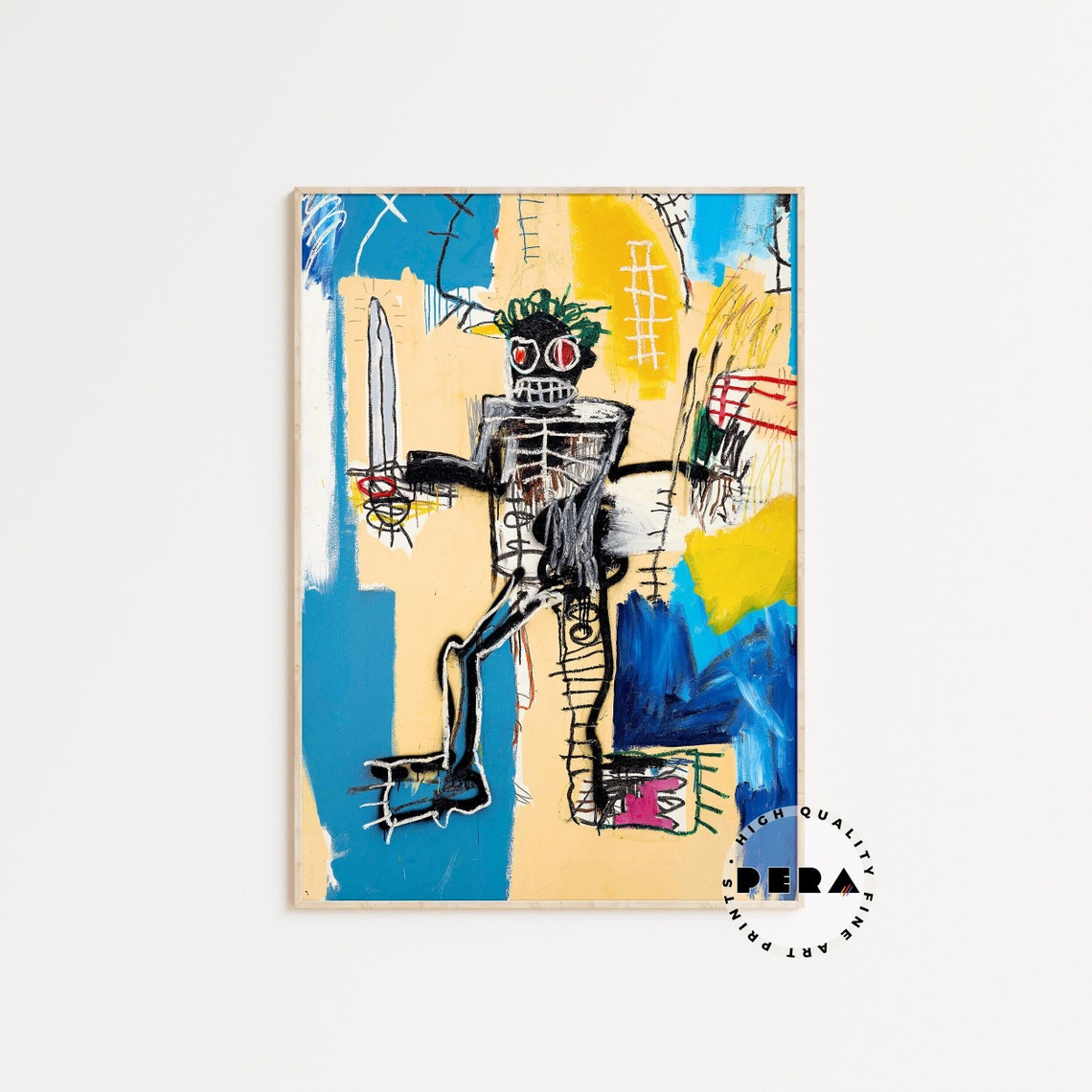 Jean Michel Basquiat Basquiat Print Street Art Exhibition Etsy