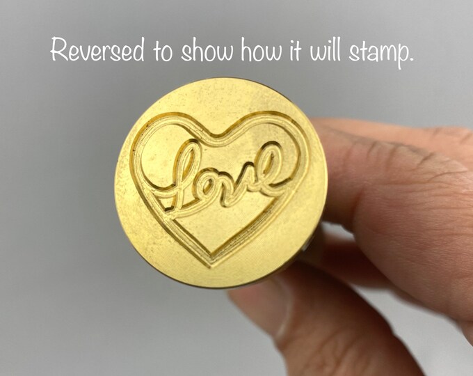 Love with Heart Wax Seal Stamp Wedding Valentine’s Day