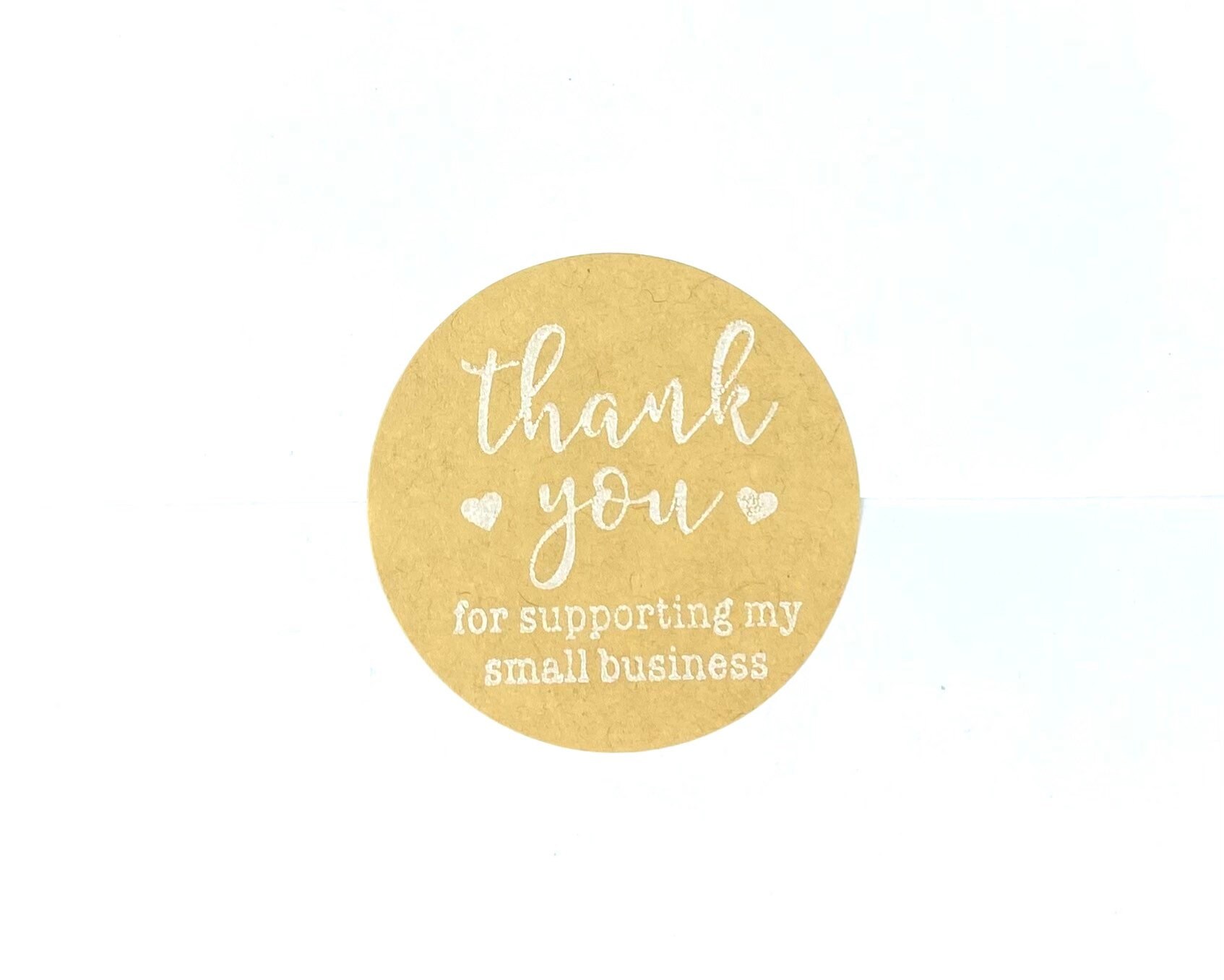 500 Sticker Roll 1.5” Thank You for Supporting My Small Business - Etsy ...