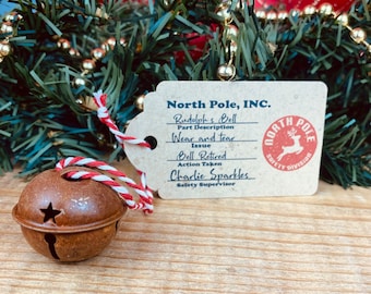 Small “Retired” Sleigh Bells from Santa’s Sleigh or Reindeer