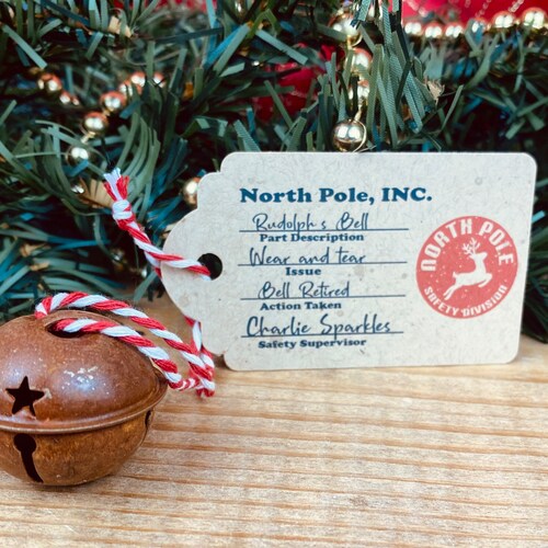 Small “Retired” Sleigh Bells from Santa’s Sleigh or Reindeer