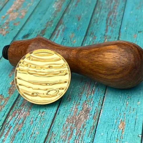 Jupiter Planet Wax Stamp With Handle