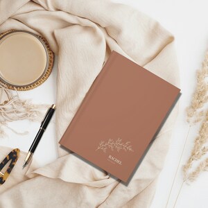 Custom Journal, Personalize Name & Bible Verse Journal