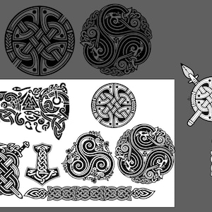 Viking Celtic SVG Ai