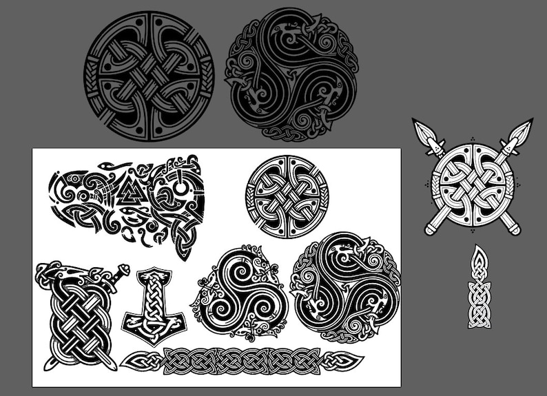 Viking Celtic SVG Ai Etsy