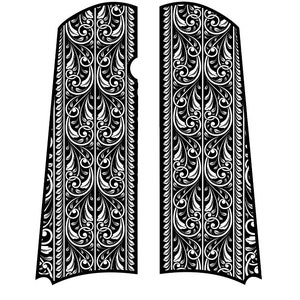 1911, Grips, Stippling, Laser, Engraving, SVG, Ai