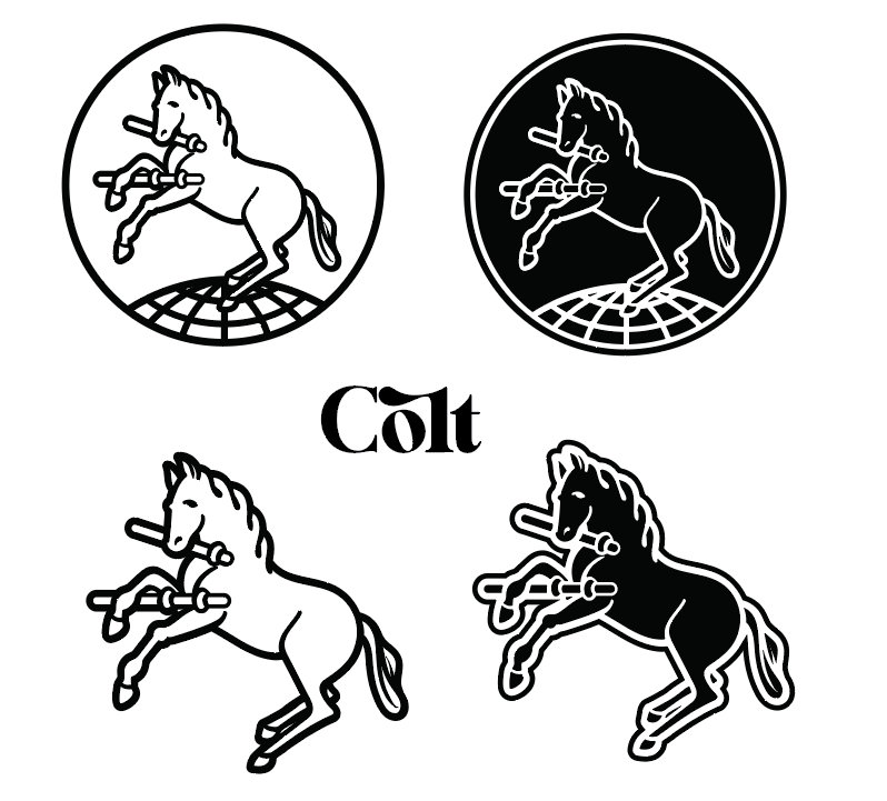 Colt Horse Logo - Etsy Sweden