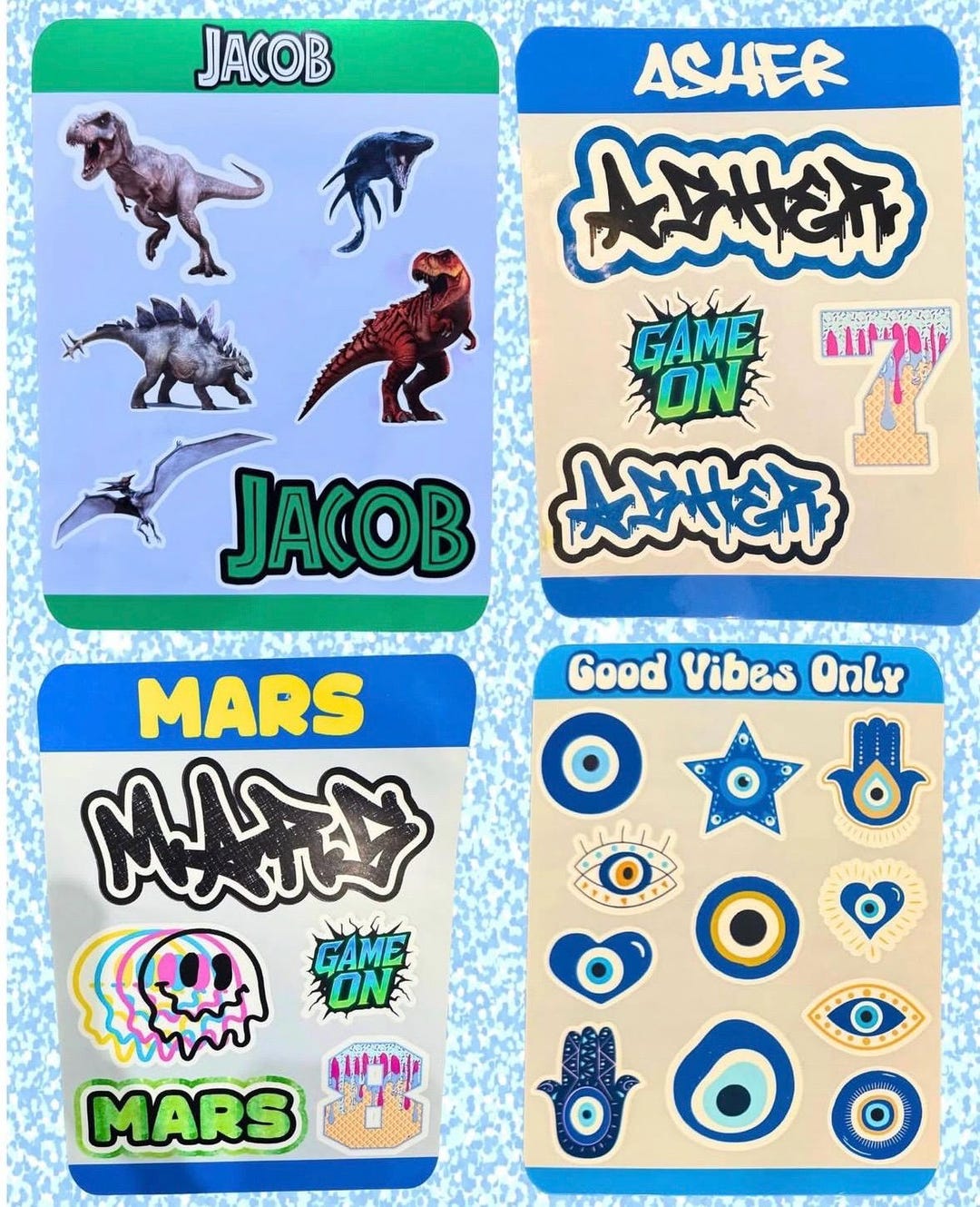 Assorted Sticker Sheet Custom Custom Sticker Sheet - Etsy