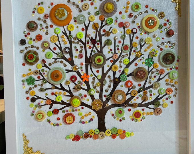 Tree Button Art Collection 2022 - Etsy Canada