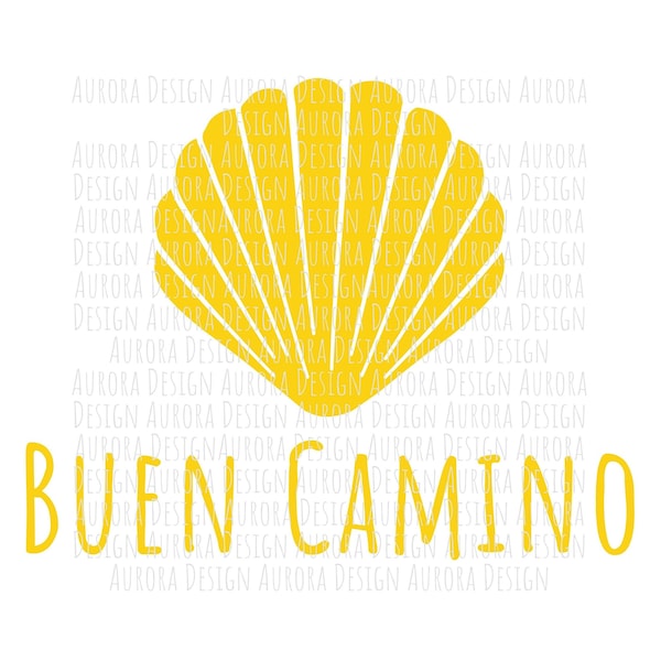 Buen Camino Digital Download Files for Gifts | Camino de Santiago Greeting SVG PNG JPG Files | Personal Use & Cutting Machines for Crafting