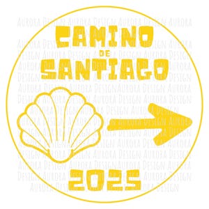 Camino de Santiago Digital Download Files for Gifts 2025 | Buen Camino Greeting SVG PNG JPG | Personal Use & Cutting Machines for Crafting