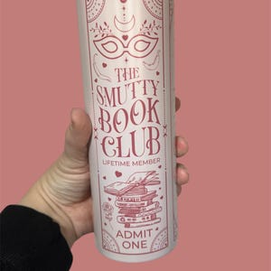 Smutty Book Club Tumbler: Spicy Reader Stainless Steel Tumbler