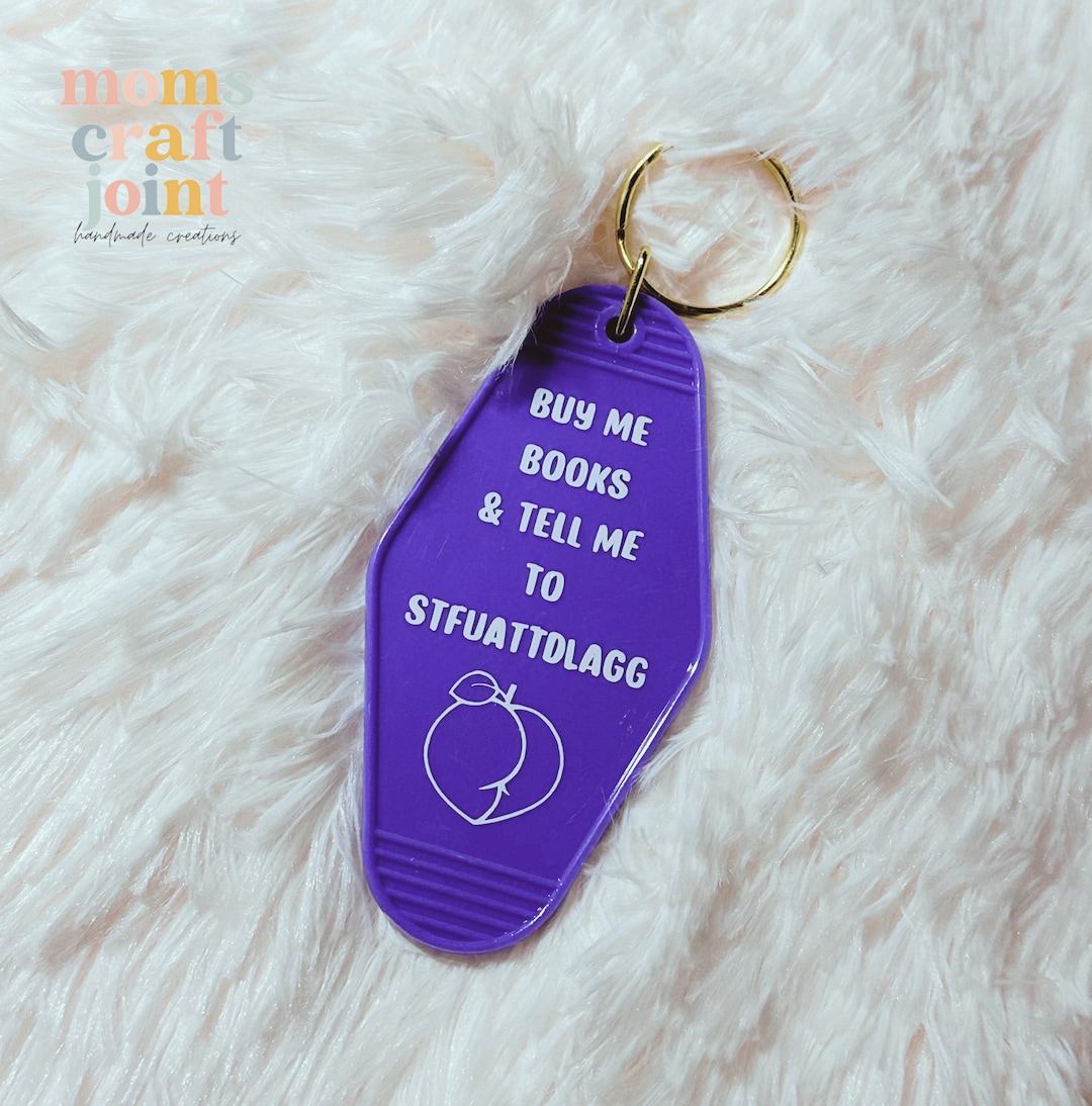 Smut Reader Motel Keychain Retro Vintage Motel Keychain Book Etsy
