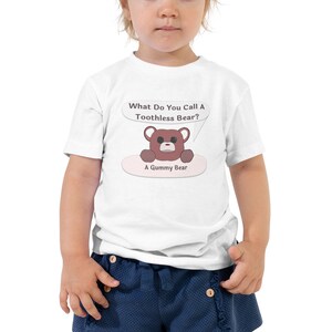 Gummy Bear Toddler Short Sleeve Shirt, Baby Shirt, Cute Toddler Shirt, Joke Shirt, Shirt for Boys, Shirt for Girls, Birthday Gifts for Baby