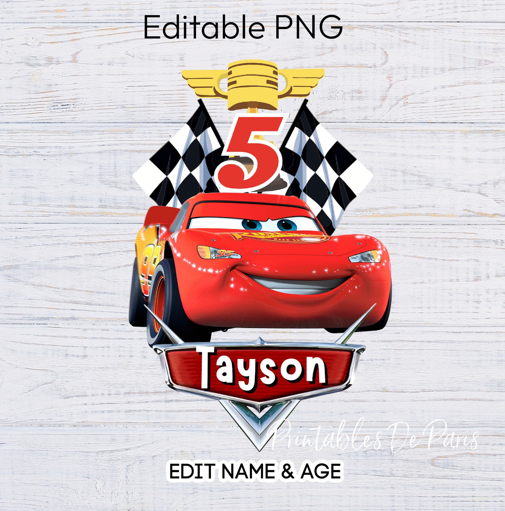 Cars PNG EDITABLE, Cumpleaños de Cars Rayo McQueen PNG, Camiseta de  cumpleaños de Cars, Adorno para tarta de Cars, Cumpleaños de Rayo McQueen,  Clipart de Cars - Etsy México, image size:1760x1781