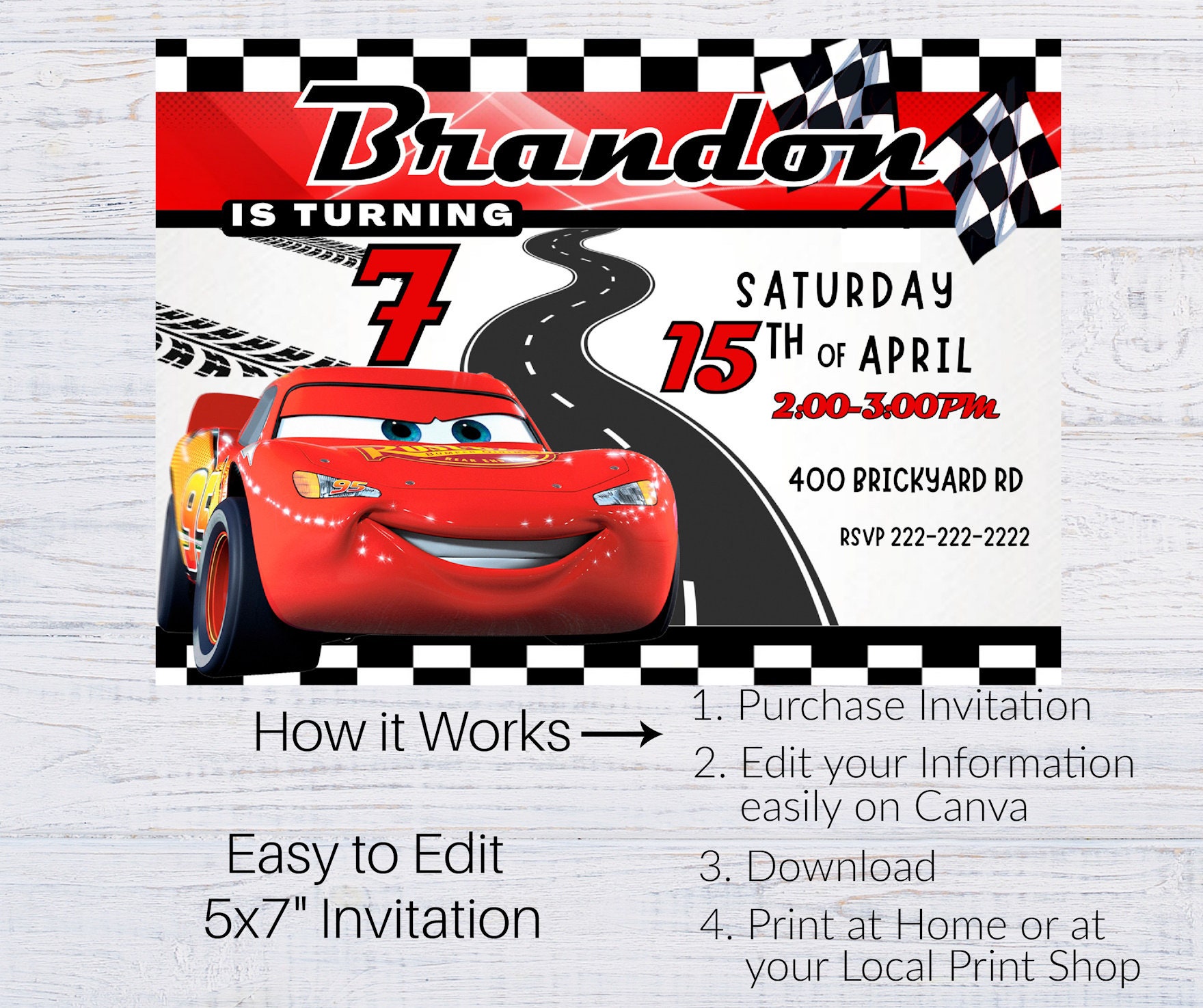 cars-birthday-invitation-cars-birthday-invite-lightning-mcqueen-birthday-invitation-editable-cars-template-race-car-birthday-etsy