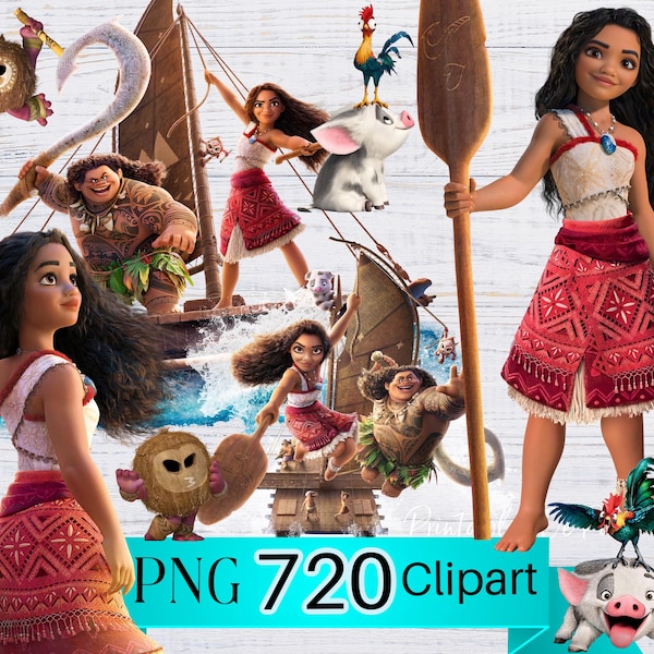 Moana Png Cutout - Etsy