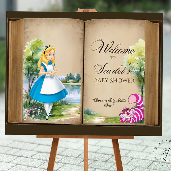 Alice in Wonderland Baby Shower - Etsy