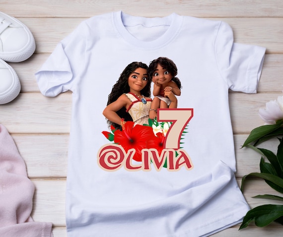Moana Birthday Shirt Disney Moana Shirt Birthday Baby Moana