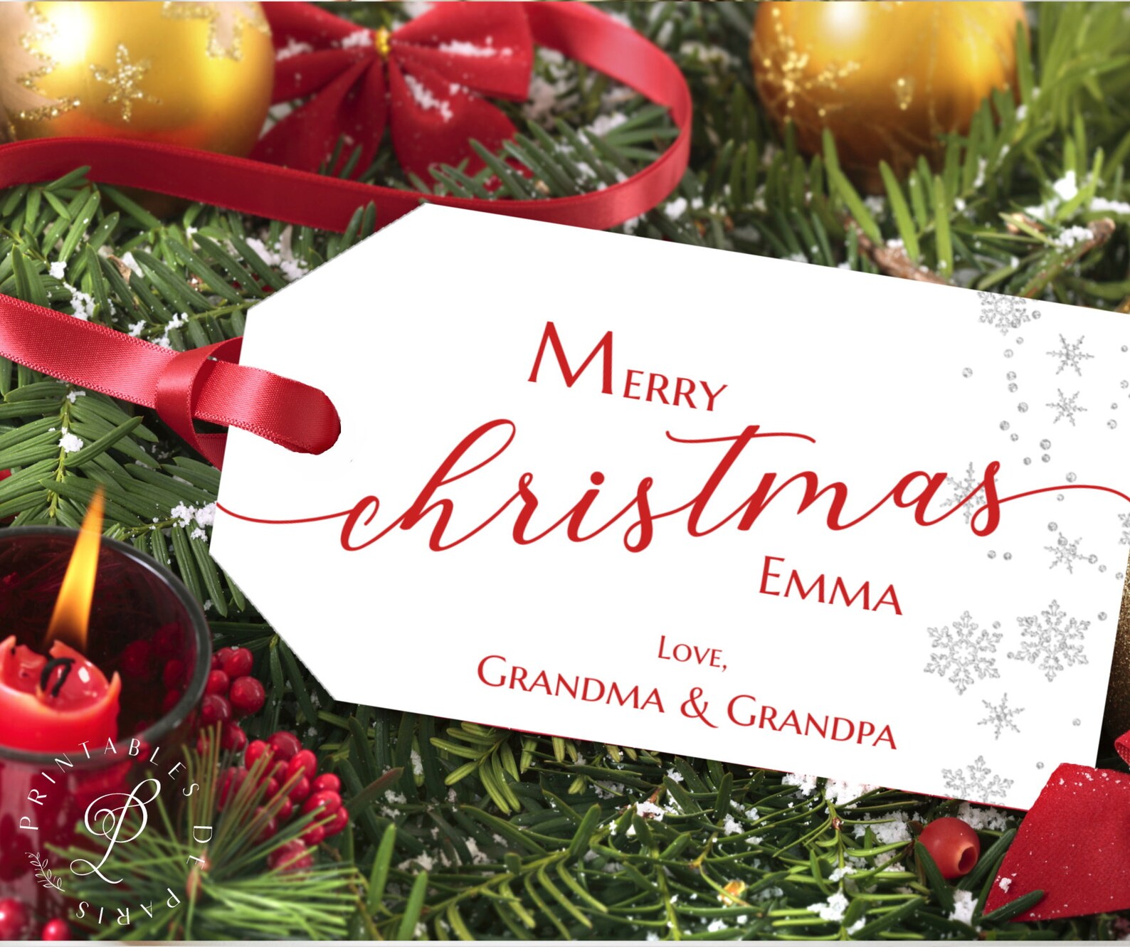 Editable Christmas Gift Tag Personalized Christmas Present Etsy Editable Christmas Gift Tag Personalized Christmas Present Etsy