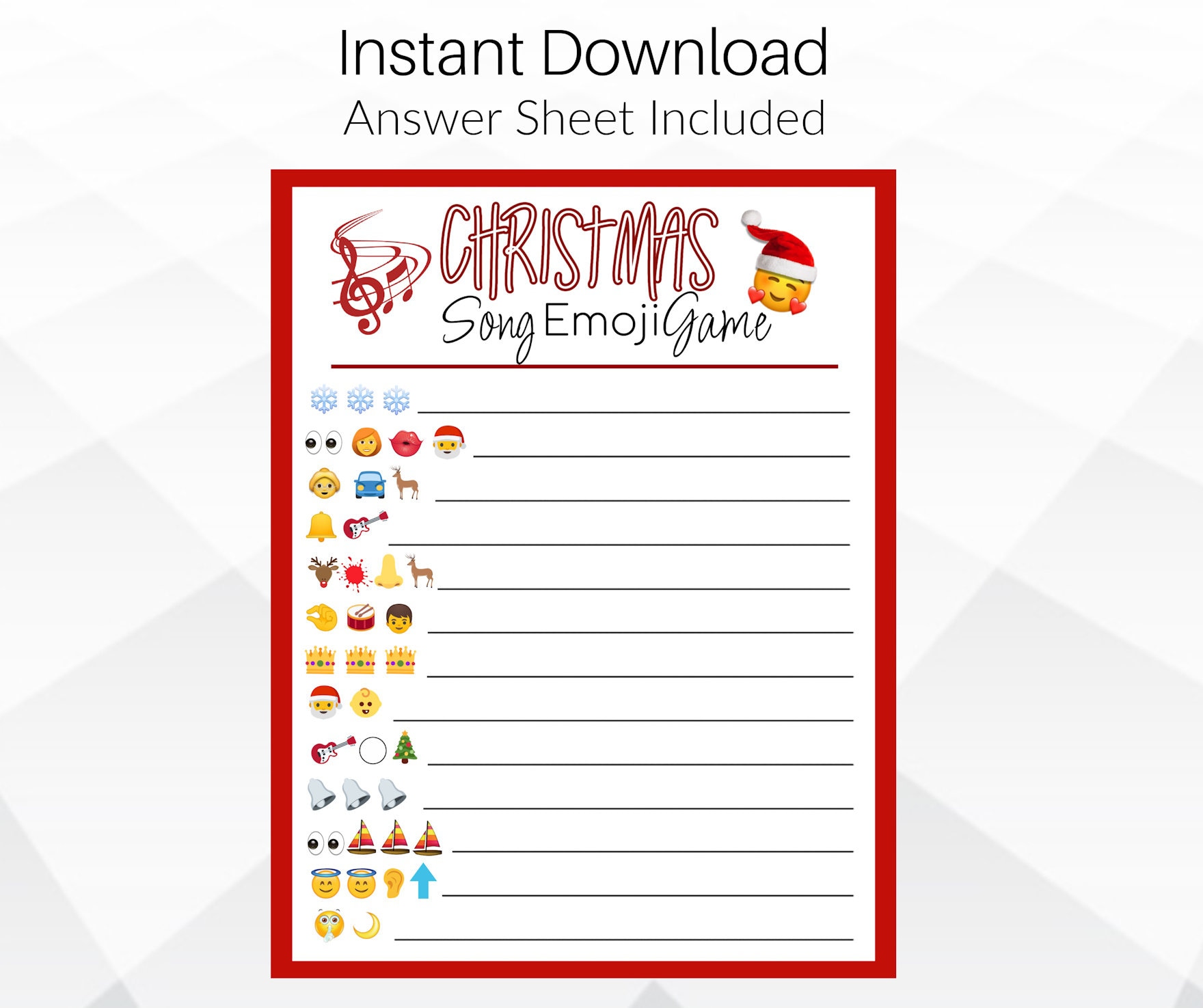 christmas-song-emoji-game-christmas-printable-game-christmas-party-classroom-christmas-party-game-christmas-game-for-kids-and-adults-etsy