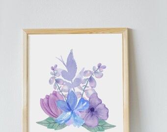 Floral Fall Printable Art: Botanical Home Decor (PDF)