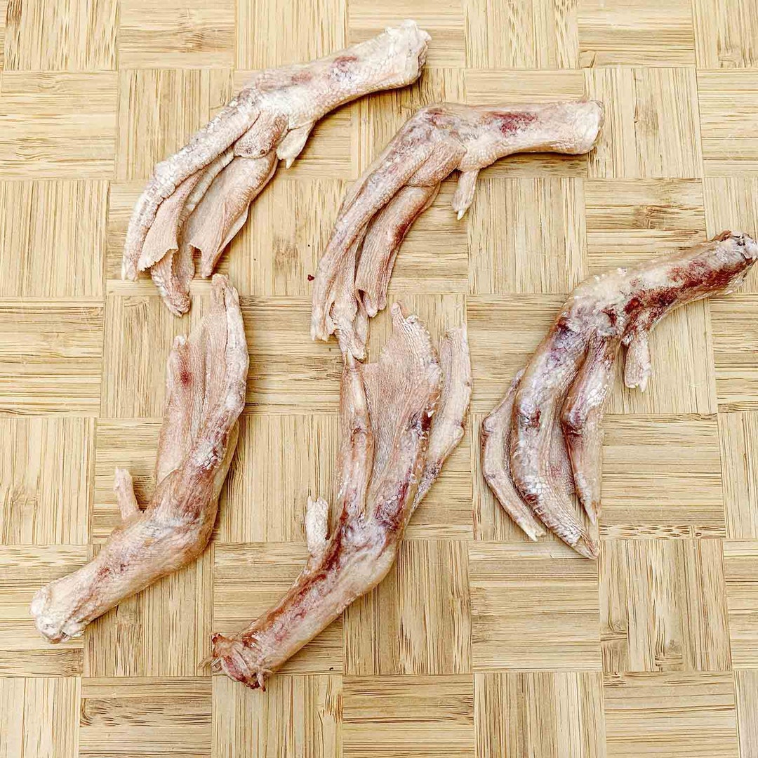 Freeze Dried Duck Feet Chew Treats for Dogs Etsy