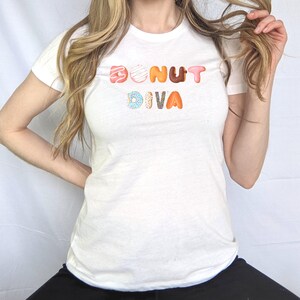 Donut Diva - Women&#39;s White T-shirt